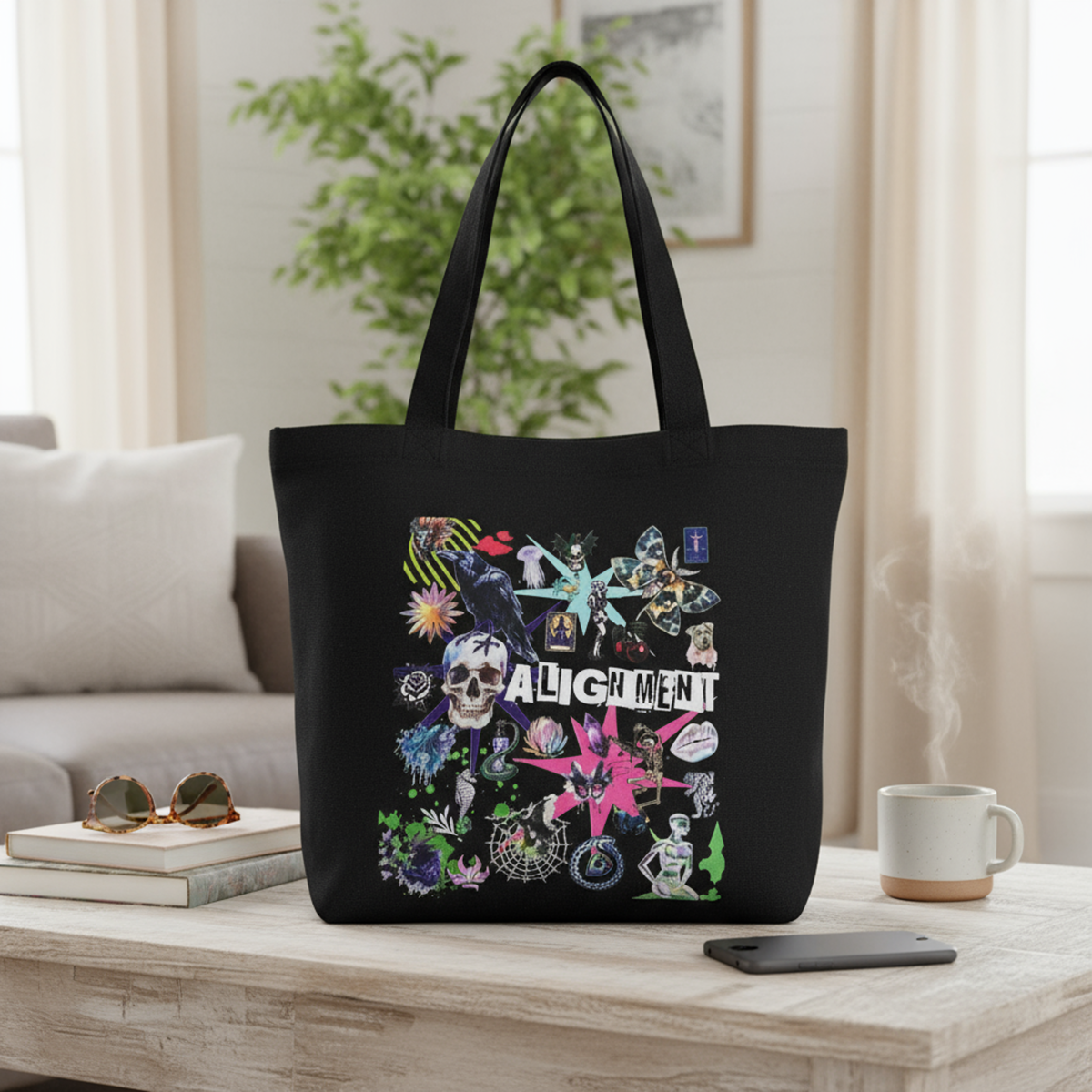 The Alignment Zippered Tote Full Design