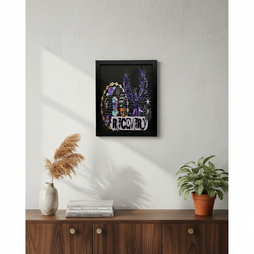 The Recovery Canvas Art Front Design