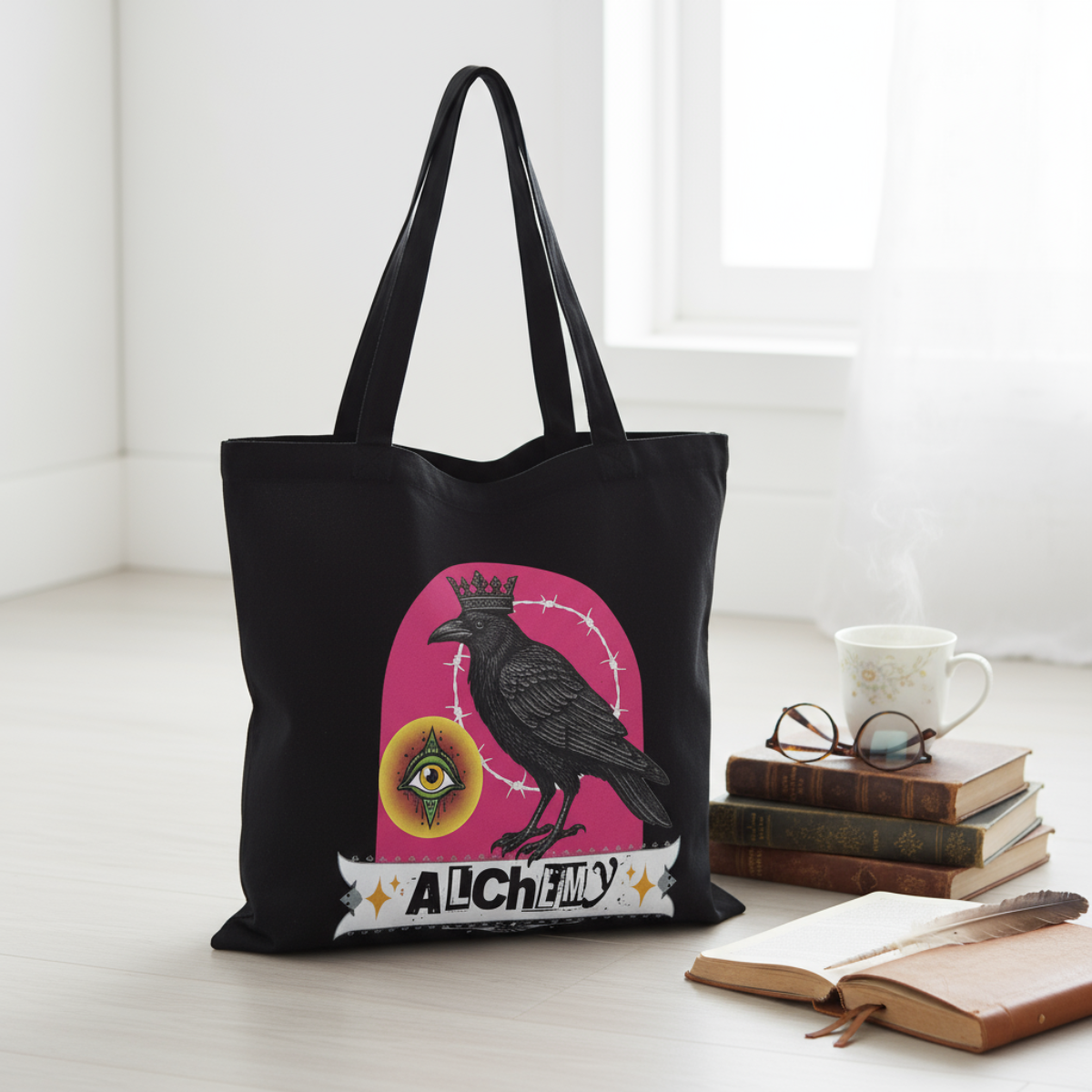 The Alchemy Tote Front Design