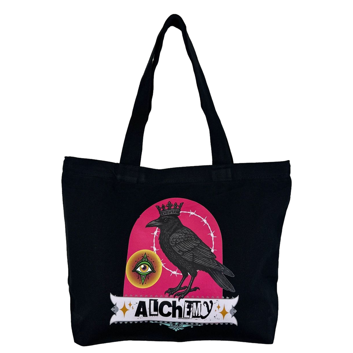 The Alchemy Zippered Tote Front Design