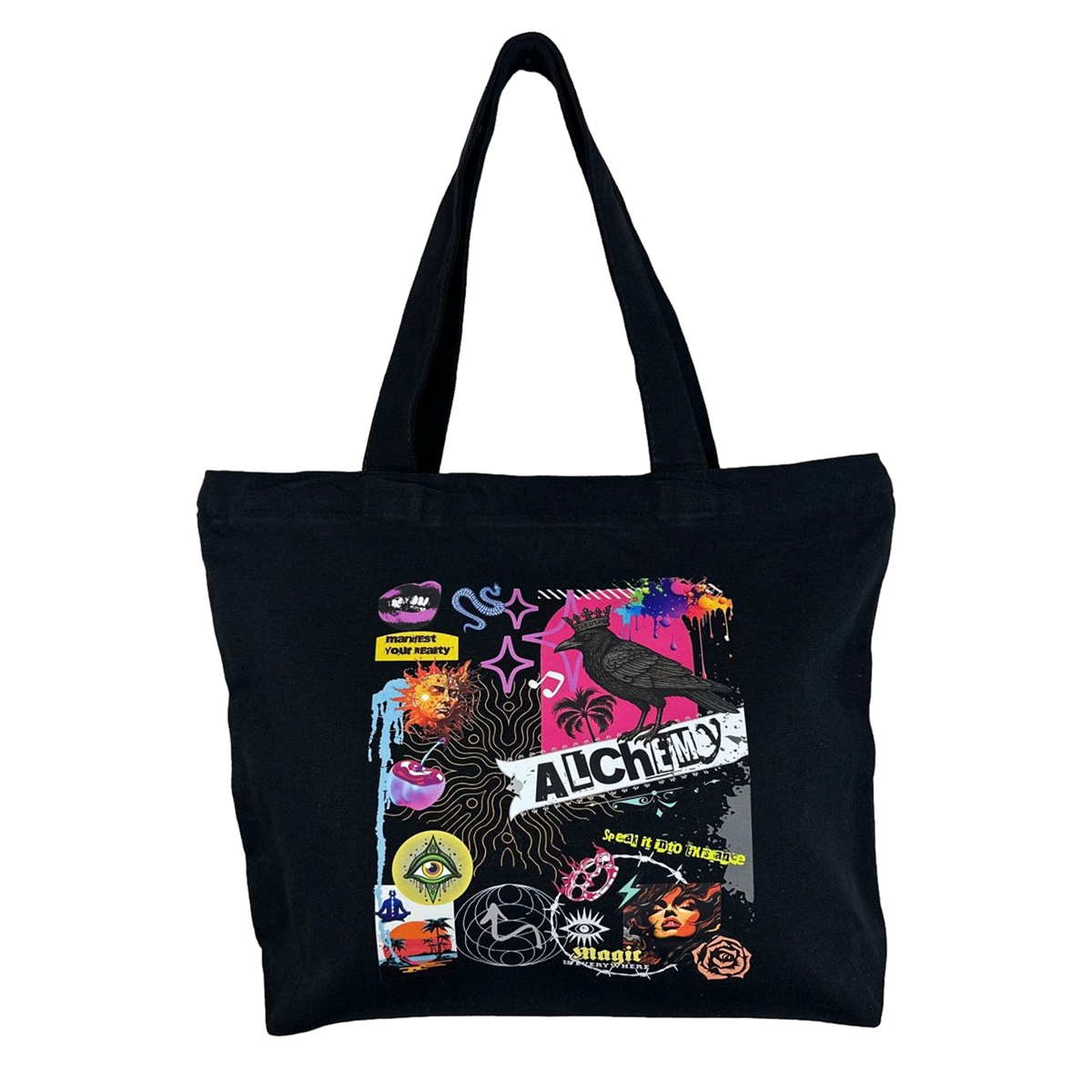The Alchemy Zippered Tote Full Design