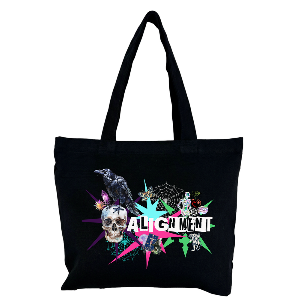 The Alignment Zippered Tote Front Design