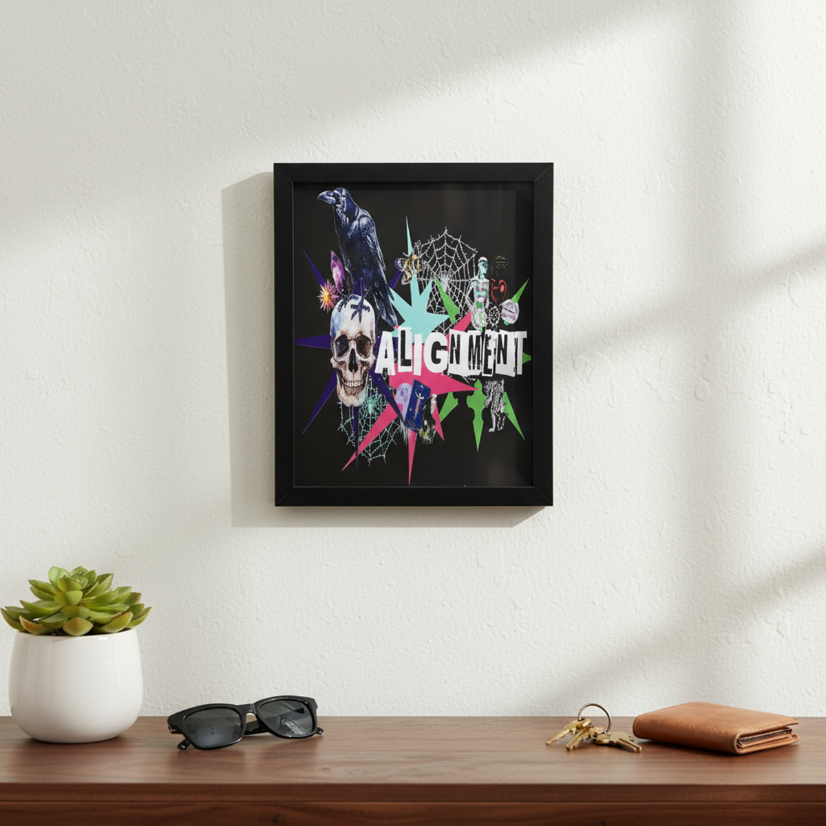 The Alignment Canvas Art Front Design