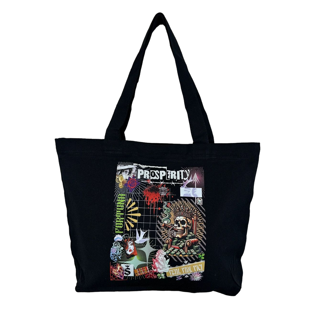 The Prosperity Zippered Tote Full Design