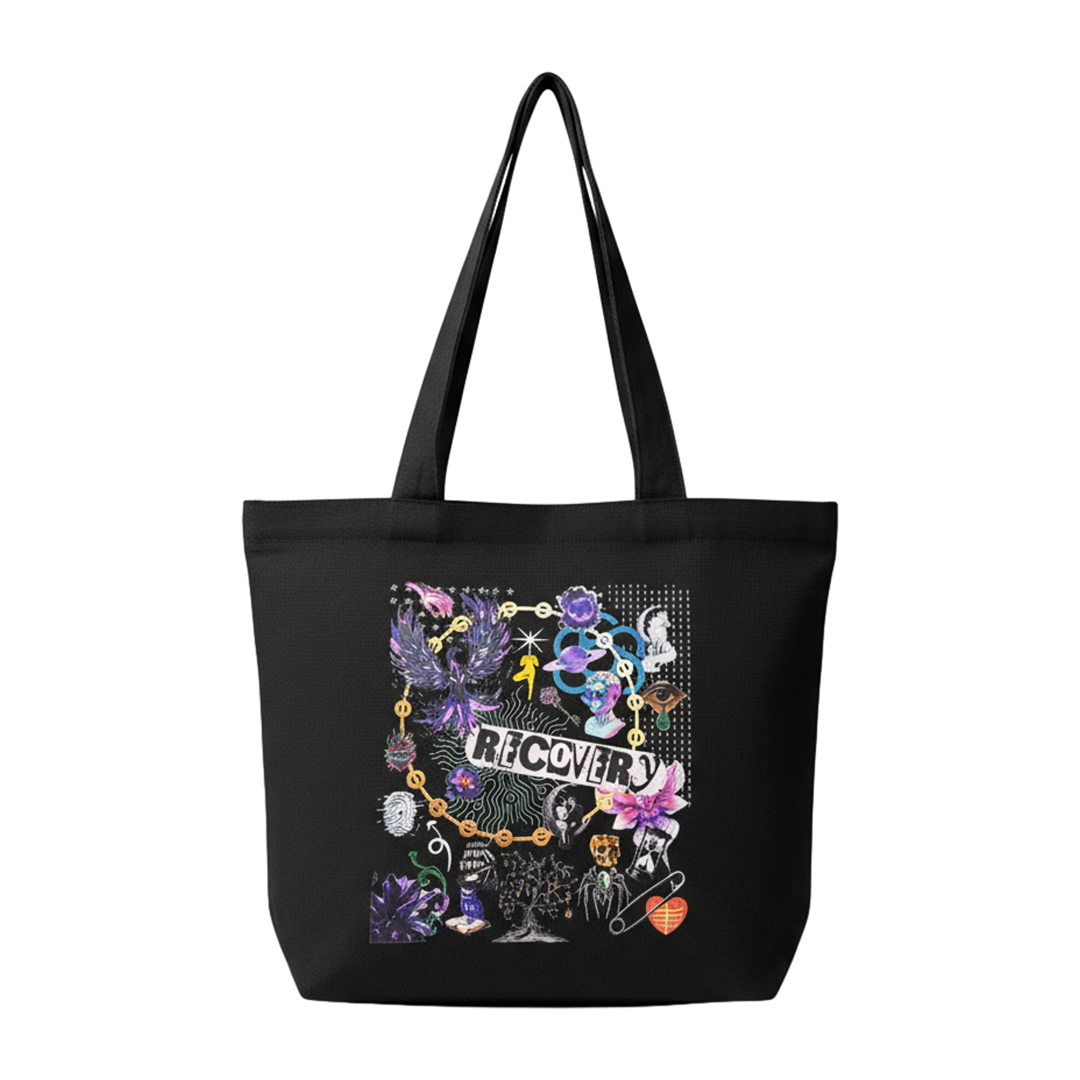The Recovery Zippered Tote Full Design