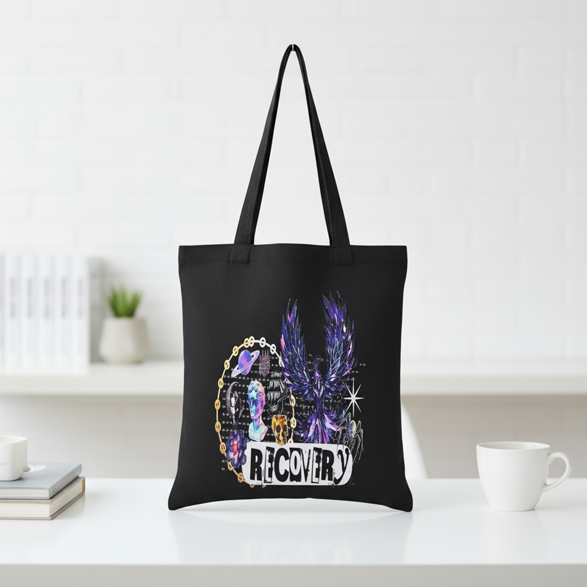 The Recovery Tote Front Design