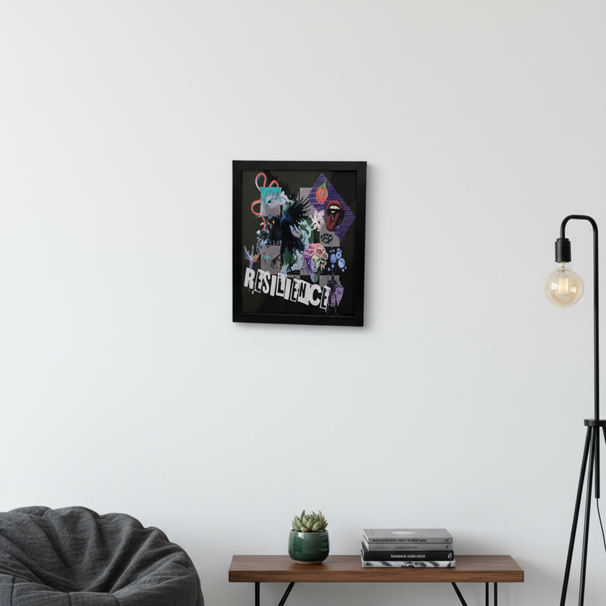 The Resilience Canvas Art Front Design