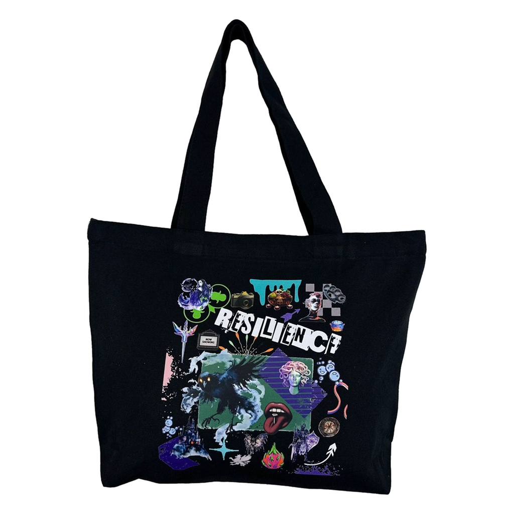 The Resilience Zippered Tote Full Design