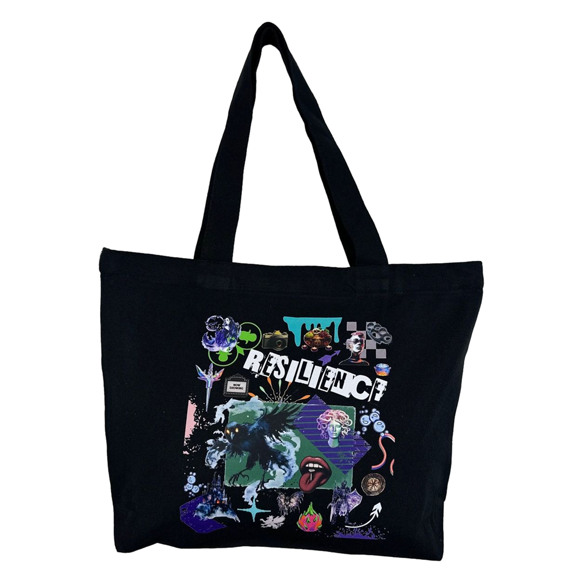 The Resilience Zippered Tote Full Design