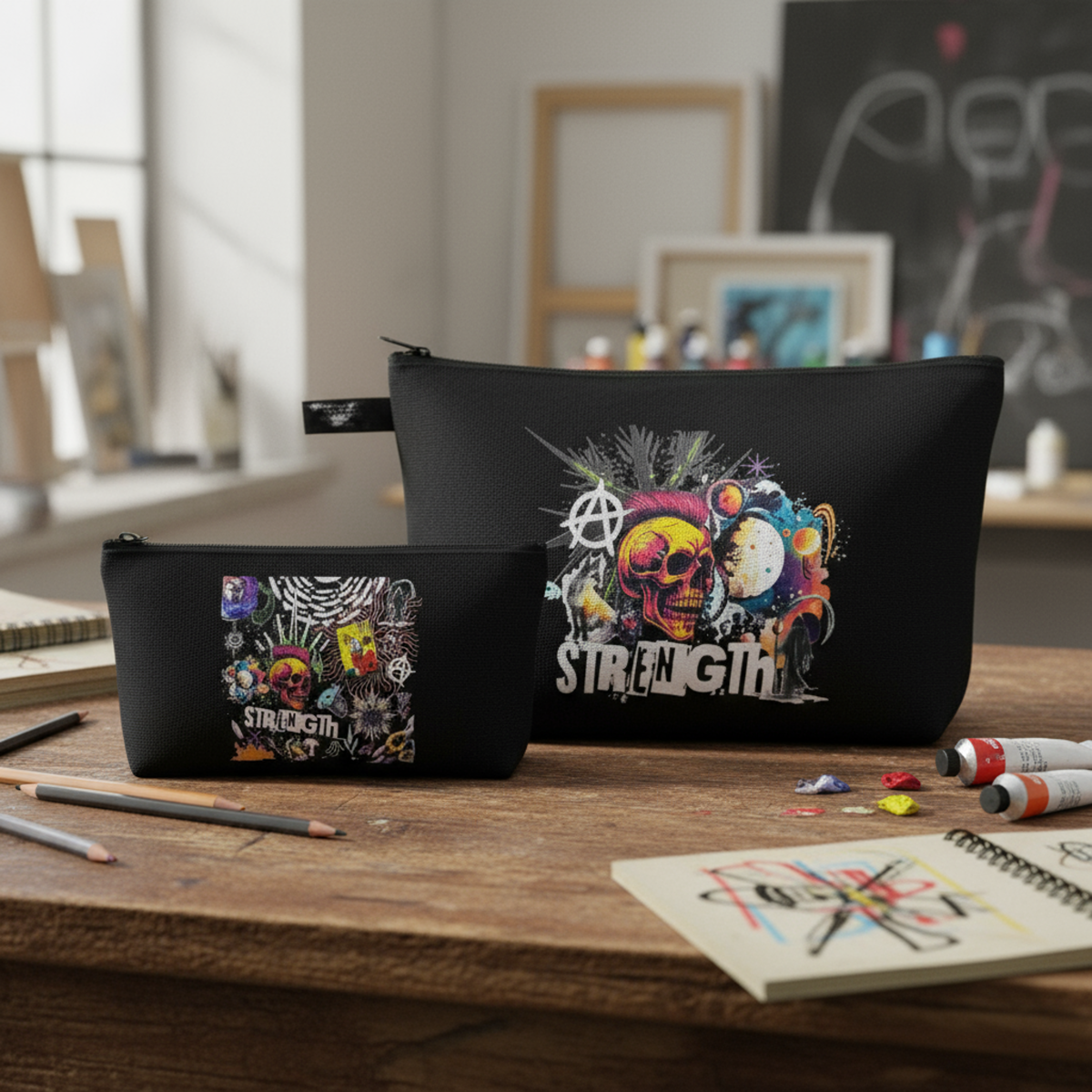 Strength Travel Accessory Bag Set 2