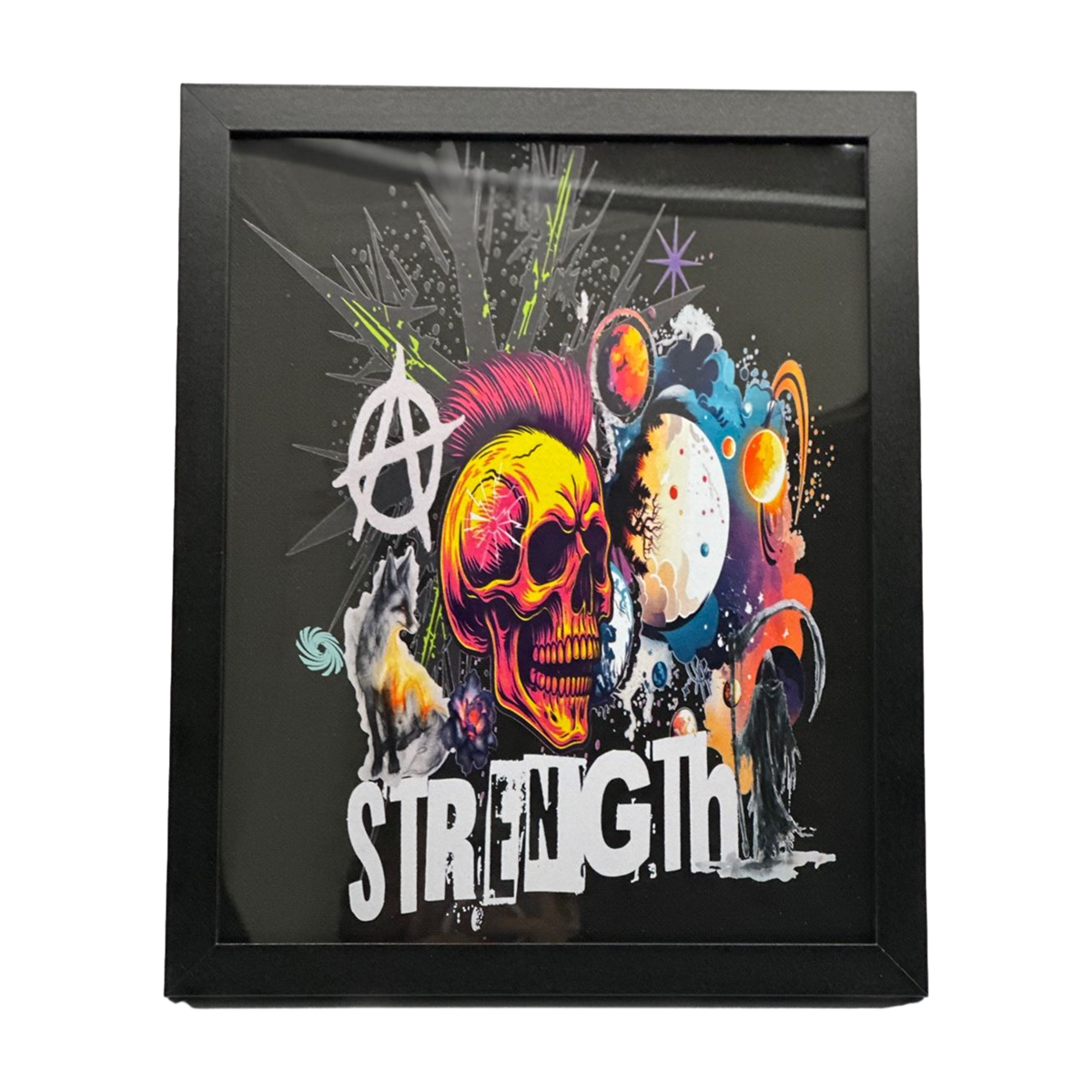The Strength Canvas Art Front Design