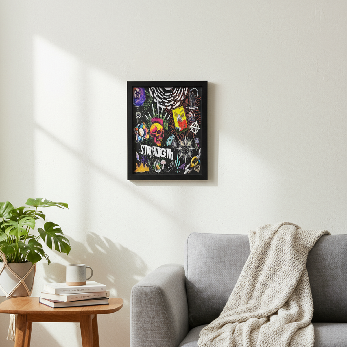 The Strength Canvas Art Full Design