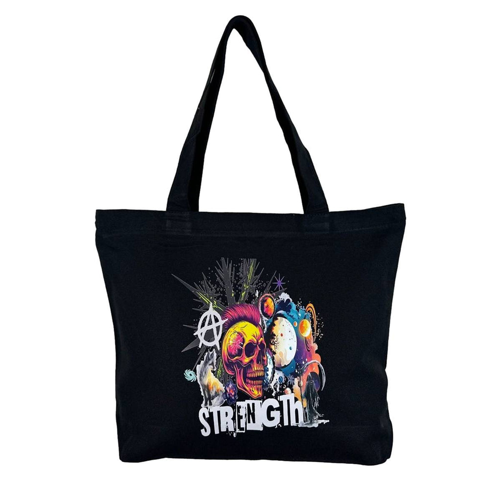 The Strength Zippered Tote Front Design