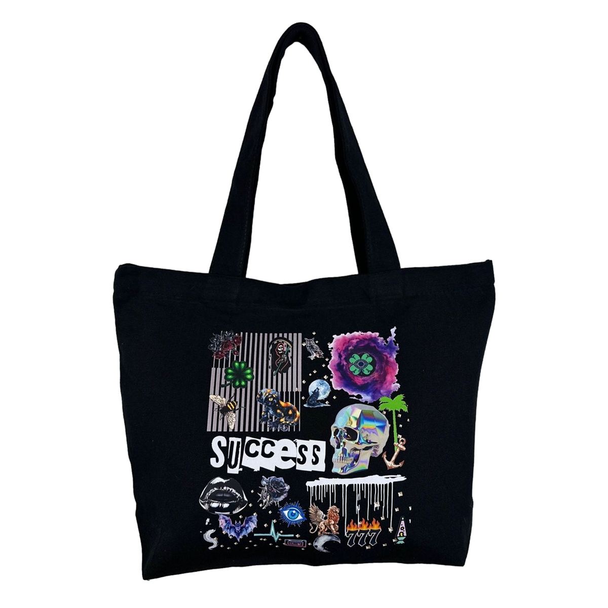 The Success Zippered Tote Full Design